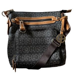 GIANI BERNINI Women Block Signature Crossbody, Created for Macy's  BROWN/tan